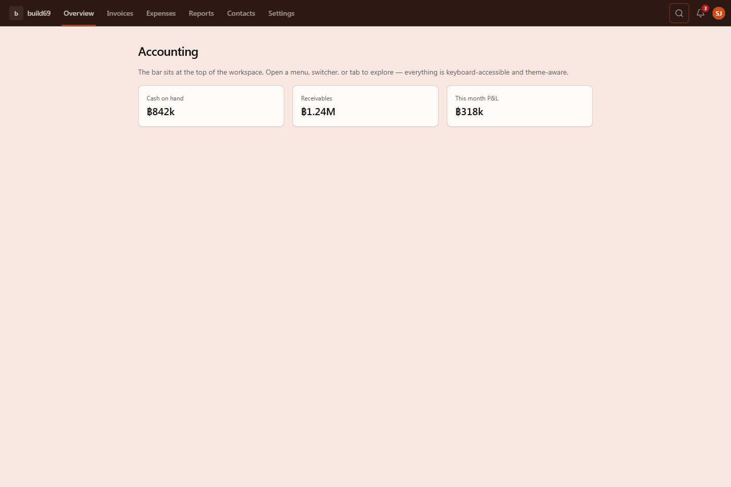 AppBarTabs preview