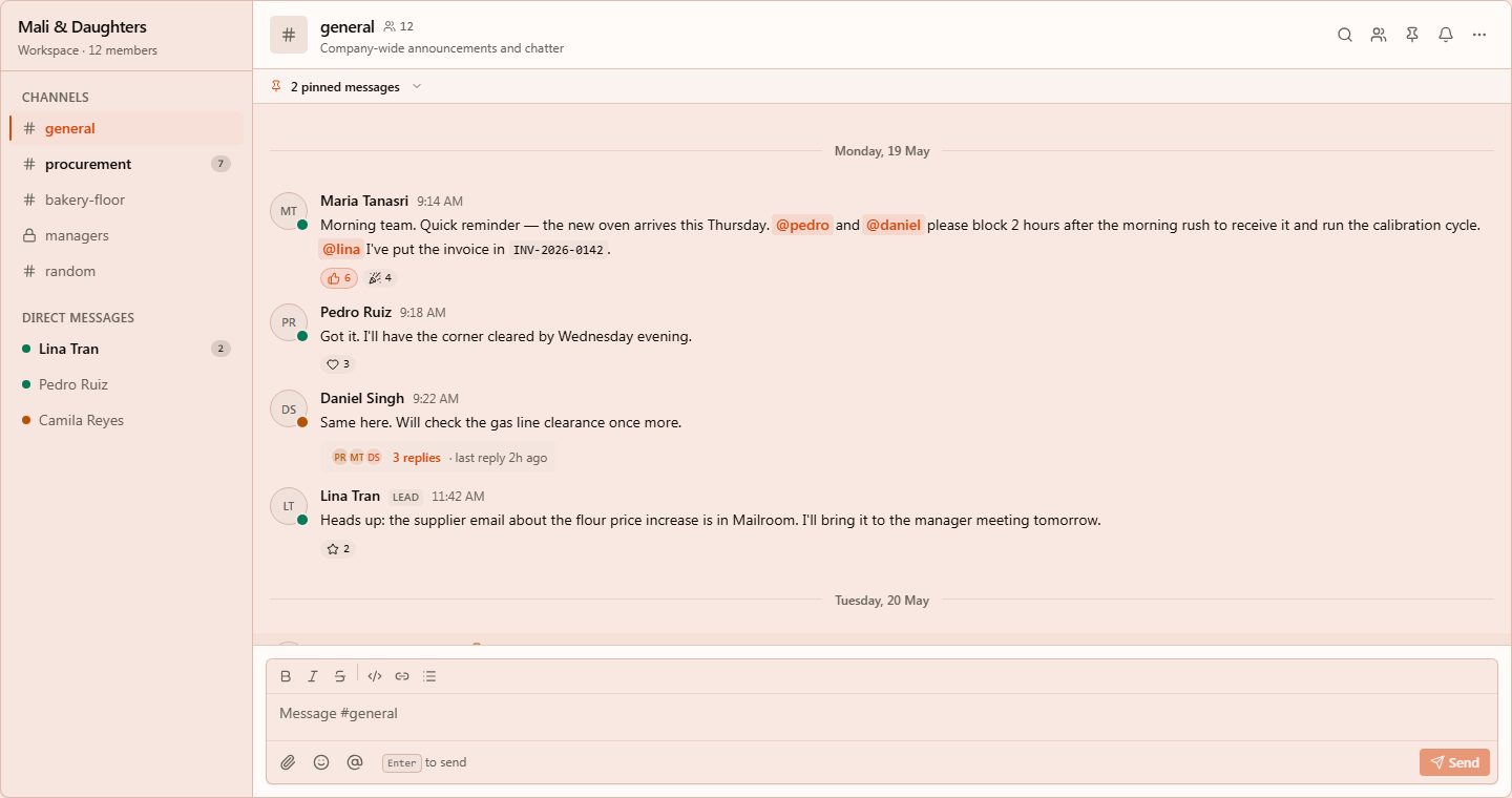 Chat preview