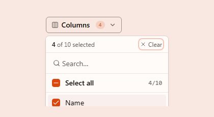 ChecklistMenu preview