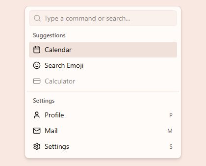 Command preview