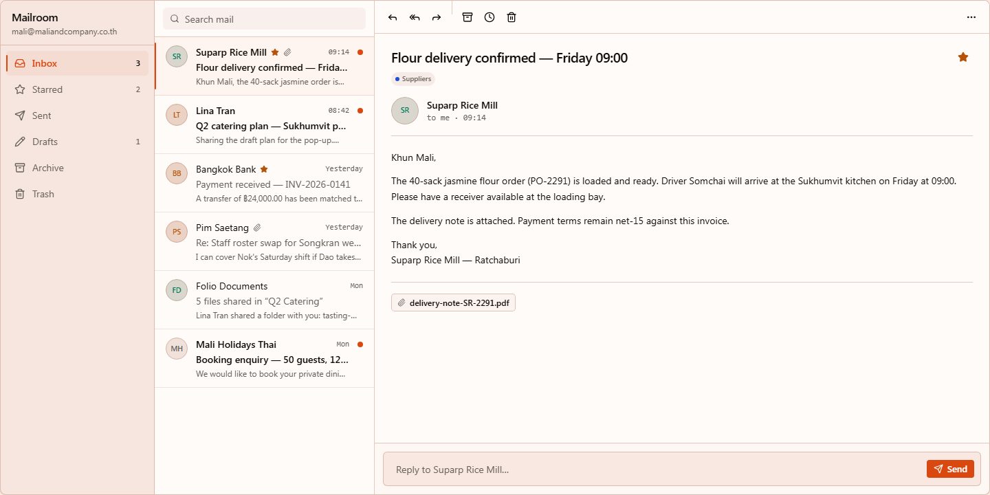 Inbox preview