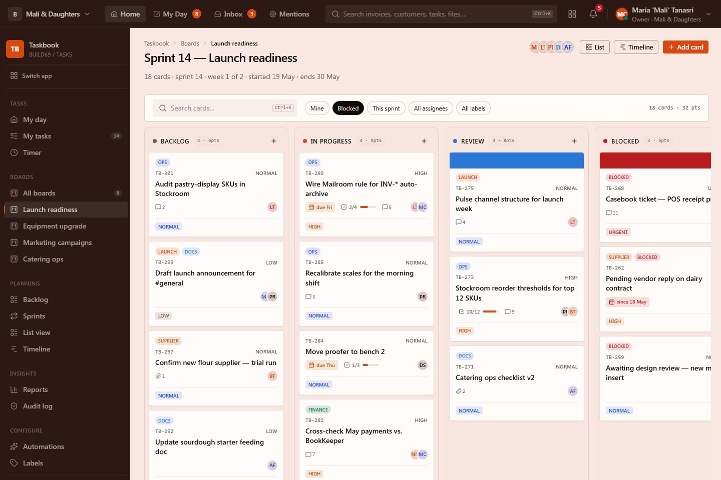 KanbanPage preview