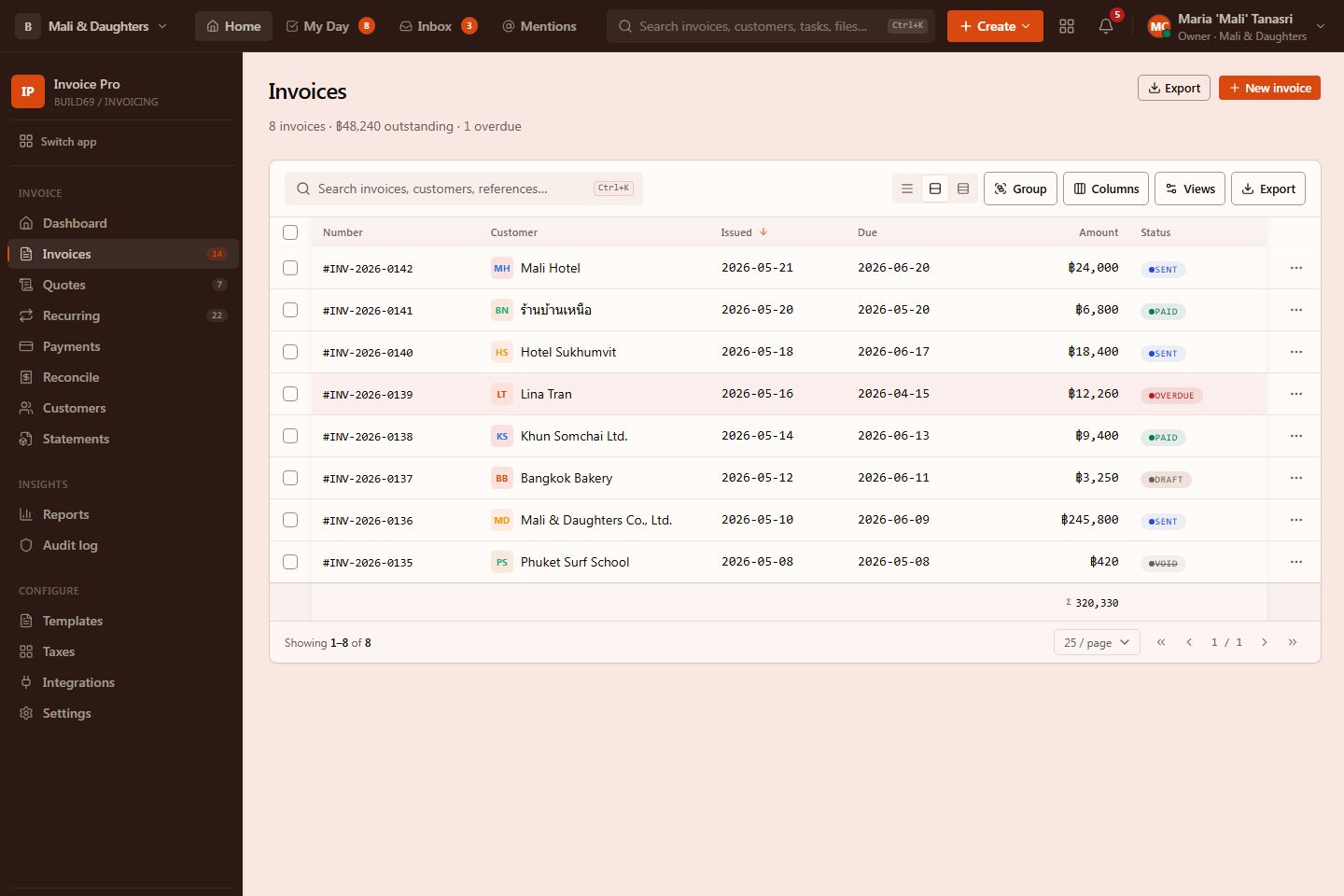 ListPage preview