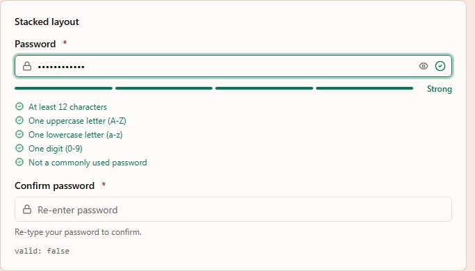 PasswordConfirmInput preview