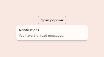 Popover preview