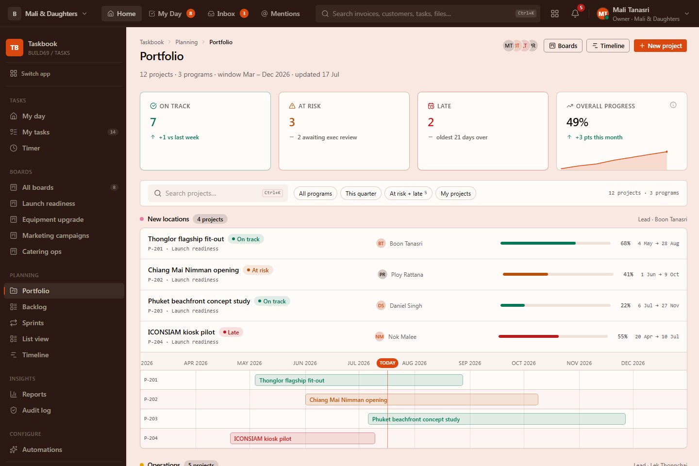 PortfolioPage preview