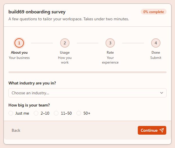 Survey preview