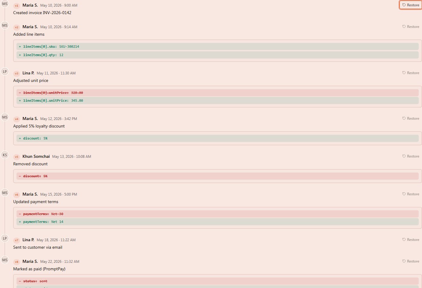 TimelineHistory preview